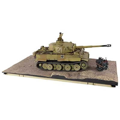 Immagine di Forces Of Valor 1:32 Dt. SdKfz181 PzKpfw VI Tiger E DAK Modello pressofuso, Militare MP 912042D