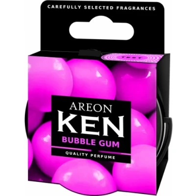 Immagine di Areon Ken Deodorante Auto Bubblegum Dolce Ambiente Profumatore Contenitore Scatola Originale Profumo Interni Casa 3D ( Bubble Gum Set x 6 )