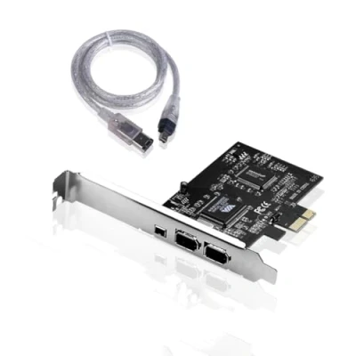 Immagine di SIENOC PCIe con 6Pins PCI E FIREWIRE 400 IEEE 1394 Carta per Windows 2000, XP/2003 32/64 bit, Vista bit/Windows 7/8