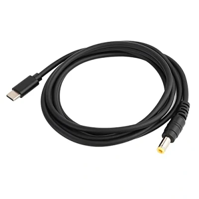 Immagine di SUPERNIGHT cavo di ingresso da 5,5 x 2,5 mm DC a tipo C USB per laptop 18 20 V 65 W caricabatterie PD (non incluso), su 1,5 m