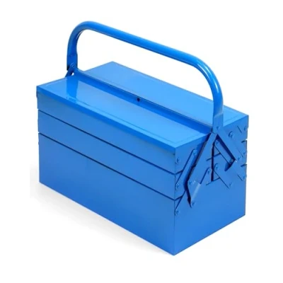Immagine di QWORK® cassetta porta attrezzi, degli attrezzi in metallo, vuota, 400 * 200 200mm