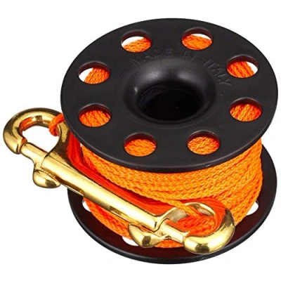 Immagine di Best Divers ML0061OR, Mulinello Subacqueo, Nero/Arancione, 30 metri