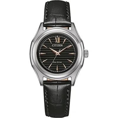 Immagine di Citizen Orologio Analogo Solare Donna con Cinturino in Pelle FE2110 14E