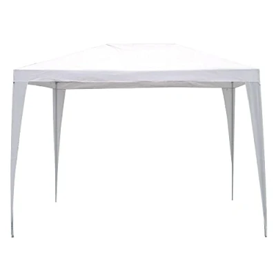 Immagine di VERDELOOK Gazebo con Struttura in Ferro e Copertura polietilene, 3x3 m, Bianco