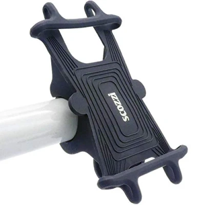 Immagine di scozzi Supporto per cellulare da bicicletta, moto, quad in silicone, universale, compatibile con Samsung S23 S22 S21 S20 A54 A53 iPhone 15 14 13 12 11 XR FE Plus Ultra Mini Lite Pro