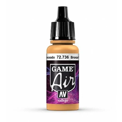 Immagine di Vallejo 72736 Colore Acrilico Opaco All&#039;acqua, Per Aerografia, Oro (Bronze Fleshtone), 17 ml, 1 Pezzo