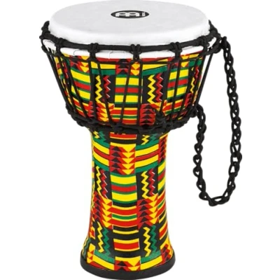 Immagine di Meinl Percussion Junior Djembe con guscio e testa sintetici, finitura Simbra NON MADE in CHINA 7 formato compatto, sintonizzato corda, garanzia di 2 anni (JRD SI)