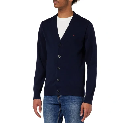 Immagine di Tommy Hilfiger Cardigan 1985 Uomo Mod. MW0MW31214 DW5 Desert Sky XXL