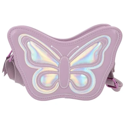Immagine di Depesche 12784 TOPModel Fairy Love Borsa a Mano Color Malva, con Motivo Farfalla, Effetto Holo e Tracolla Regolabile, Multicolore, Small, 0012784