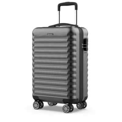 Immagine di NUMADA Trolley Bagaglio a Mano 55x40x20 (31L) Upfly XS Ultra Leggero ABS con Chiusura Combinazione e 4 Ruote Doppie Grigio