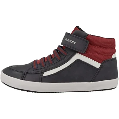 Immagine di Geox J Gisli Boy A, Sneakers Bambini e ragazzi, Blu/Rosso (Navy/Dk Red), 29 EU
