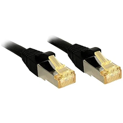 Immagine di LINDY 47314 RJ45 cavo di rete, patch CAT 6A/7 S/FTP 15.00 m Nero 1 pz.