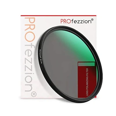 Immagine di PROfezzion Filtro Polarizzatore Circolare Multi Rivestito da 49 mm per Canon EOS R100 R50 R10 con Obiettivo Kit RF S 18 45 mm,per M50 Mark II M5 M6 EF M 15