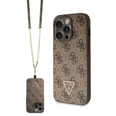 Immagine di Guess GUHCP14LP4TDSCPW Custodia rigida per iPhone 14 Pro 6.1&quot;, colore: Marrone