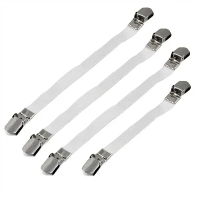 Immagine di TRIXES 4 x Mollette per copriasse da Stiro Elementi di Fissaggio Elastico Bretelle