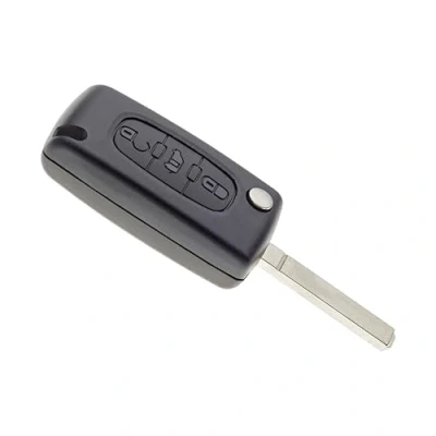 Immagine di Jongo Guscio Chiave con Lama Compatibile Peugeot Partner, Expert 3 CE0536 Custodia Plip Macchina Telecomando Pulsanti