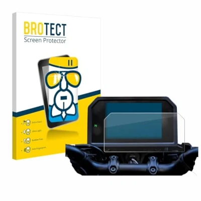 Immagine di brotect Pellicola Protettiva Vetro per Yamaha Tracer GT 9+ 2023 Protezione Schermo [Durezza Estrema 9H, Chiaro]