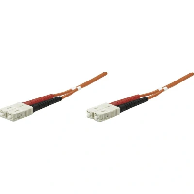 Immagine di Cavo Intellinet 470018 Fibra ottica [1x Spina SC 1x SC] 50/125 µ Multimode OM2 2.00 m
