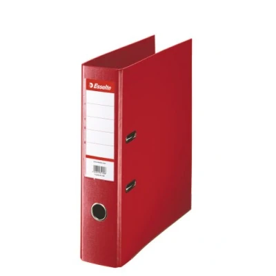 Immagine di Esselte Raccoglitore a Leva Formato A4, in Plastica con Dorso da 7,5 cm, 1 Pezzo, Rosso Vivida