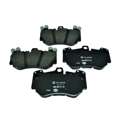 Immagine di HELLA 8DB 355 011 Kit pastiglie freno Predisposto per contatto segnalazione usura con contrappesi PORSCHE: Cayenne