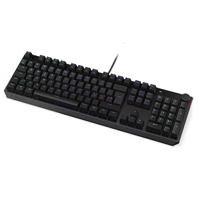 Immagine di ENDORFY Thock IT Red, switch Kailh tastiera meccanica full size, layout Italiano, keycaps in ABS, manopola del volume, EY5G010