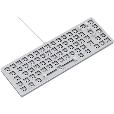 Immagine di Glorious gaming GMMK 2 Compact 65% Barebones (solo struttura) Struttura per tastiera da meccanica, TKL compatta (65%), alluminio, personalizzabile, RGB, layout internazionale / ISO Bianco