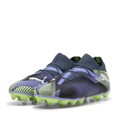 Immagine di Puma Future 7 PRO FG/AG Scarpe da calcetto con tacchetti, Uomo, Taglia: 48.5, Gray skies/white/fizzy apple Tessuto / sintetico