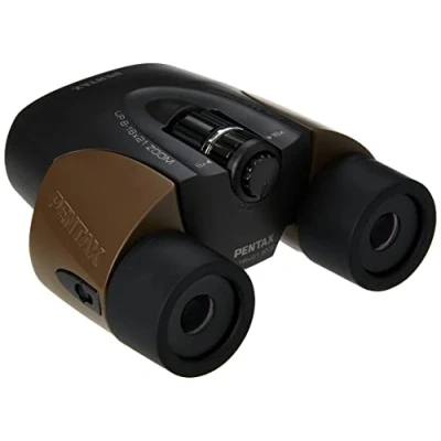 Immagine di Pentax Binocolo UP 8 16x21 marrone (marrone) rivestimento completamente multi zoom treppiede presa fornire
