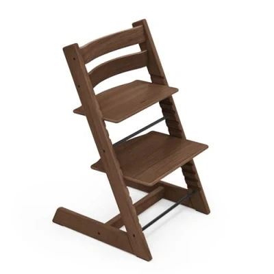 Immagine di sedia Stokke Tripp Trapp, quercia Marrone Caldo La che cresce con il bambino Comoda ed ergonomica Realizzata in legno di