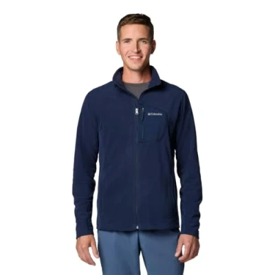Immagine di Columbia Klamath RANGE FULL ZIP Giacca in pile, Uomo, Taglia: Small, Collegiate navy