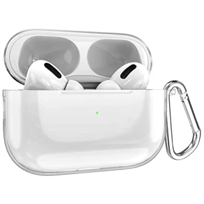 Immagine di MyGadget Cover in Silicone Morbido Custodia Compatibile con Apple AirPods Pro 1 Generazione Case per Cuffie Auricolari Skin Gomma Trasparente