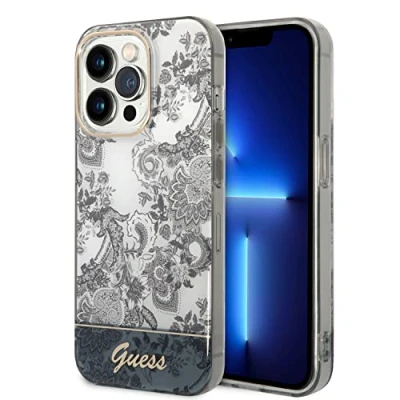 Immagine di Guess GUHCP14XHGPLHG Custodia rigida per iPhone 14 Pro Max 6,7&quot;, grigio/grigio