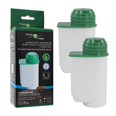 Immagine di FilterLogic CFL 901B Pacco da 8 Filtro acqua compatibile con Brita Intenza AquaAroma Crema TZ70003 TCZ7003 17000705 17000706 per Siemens Bosch Lavazza macchina caffè automatica