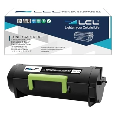 Immagine di LCL Cartucce di Toner Compatibile 593 11167 11168 11165 7MC5J C3NTP 1V7V7 8500 pagine (1 Nero) Sostituzione per Dell B2360d B2360dn B3460dn B3465dn B3465dnf