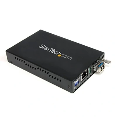 Immagine di Startech.Com Convertitore Media Gigabit a Fibra Monomodale LC da 1000 Mbps 40 Km