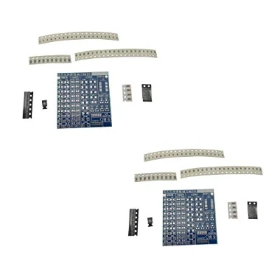 Immagine di Aihasd 2 X SMT SMD Componente piastra saldata saldatura DIY Kit Resistore Diodo Transistor di Elettronica principianti