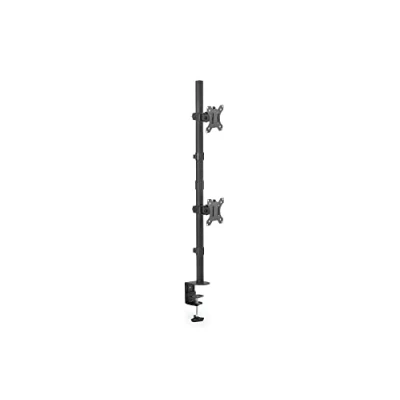 Immagine di Digitus DA 90438 1 parte Supporto per monitor 5,1 cm (2) 304,8 (120) Nero Estensibile, Ruotabile, Regolabile in altezza, Inclinabile, Inclinabile +