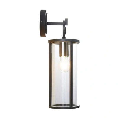 Immagine di applique da esterni &#039;Emmeline&#039; dimmerabile (Moderno) colore Nero, in Alluminio (1 luce, E27) di Lucande applique, lampada LED esterni, outdoor per facciata/parete