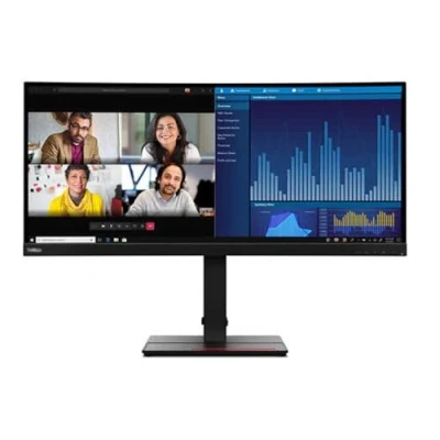 Immagine di Lenovo ThinkVision P34w 20 Monitor LED ERP F (A G) 86.4 cm (34 pollici) 3440 x 1440 Pixel 21:9 6 ms USB C®, B, 3.2 Gen 1 (USB 3.0), HDMI ™,