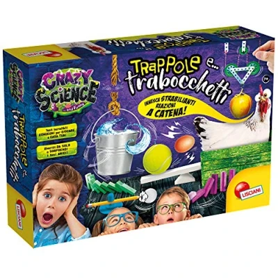 Immagine di Lisciani Giochi Crazy Science Laboratorio dei Trabocchetti Maxi Gioco Scientifico, Multicolore, Medio, 86337