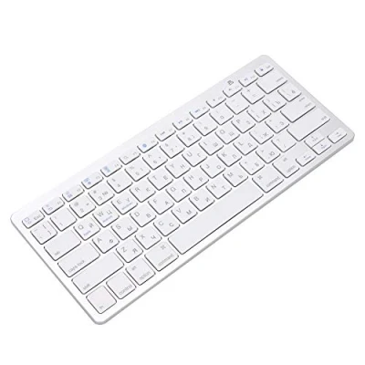 Immagine di tastiera Bluetooth ultrasottile, portatile funzionale in lingua russa, senza driver, comoda e semplice, per Mac/Windows/Android