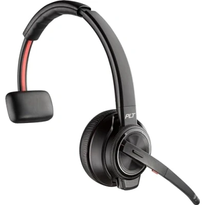 Immagine di Plantronics Savi W8210 M USB monaural Telefono Cuffie On Ear Bluetooth, DECT Mono Nero Eliminazione del rumore Muto