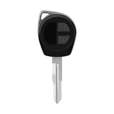 Immagine di Sostituzione 2 Pulsante Keyless Entry Remote Key Fob, Smart Shell Case Blade per SUZUKI Vitara Swift Ignis SX4 Liana Alto Nero