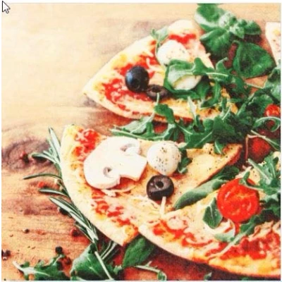 Immagine di 20 tovaglioli di pizza, 33 x cm
