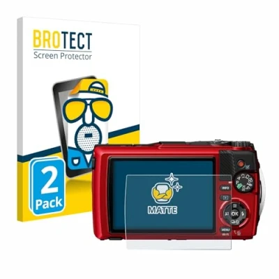Immagine di brotect Pellicola Protettiva Opaca per Olympus OM System Tough TG 7 Anti Riflesso (2 Pezzi)