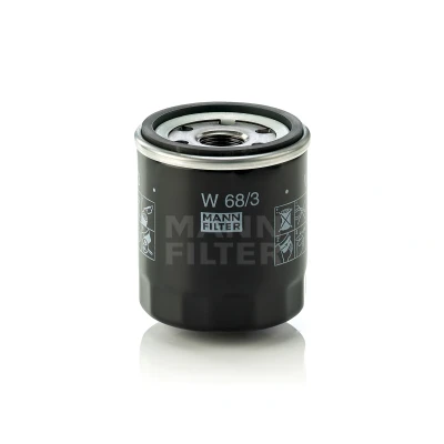 Immagine di MANN FILTER W 68/3 Filtro olio 3/4 16 UNF con una valvola blocco arretramento ad avvitamento TOYOTA: iQ, Corolla VIII Compact, Verso