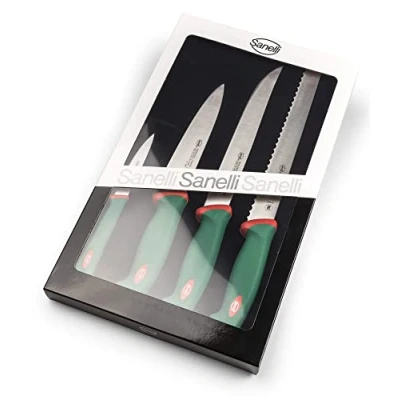 Immagine di Sanelli 909604 Confezione Coltelli Chef 4 Pezzi