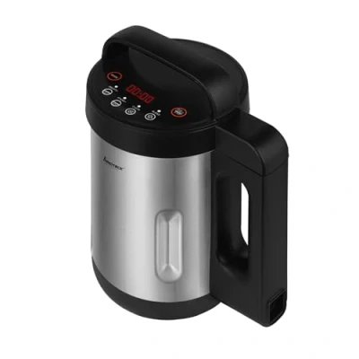 Immagine di Innoteck Kitchen Pro Macchina per zuppe da 1,6 l, con caraffa in acciaio inox, ideale lisce o frullati sani, 4 funzioni preimpostate, display digitale timer, funzione di memoria