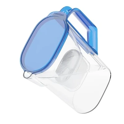 Immagine di Wessper Caraffa Filtrante 2,7 L per Porta del Frigorifero, Compatibile con Filtro Brita Maxtra, Brocca Acqua BPA Free Blu