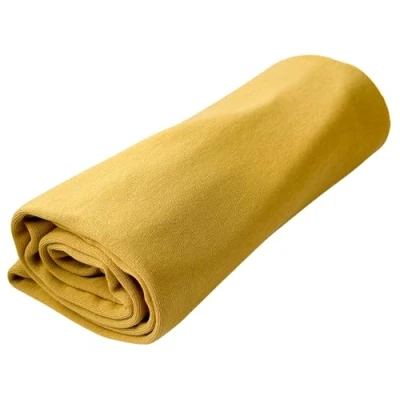 Immagine di HOPPEDIZ Coperta per neonati, 100% cotone, elastica e aderente, ideale curry, 90 x cm